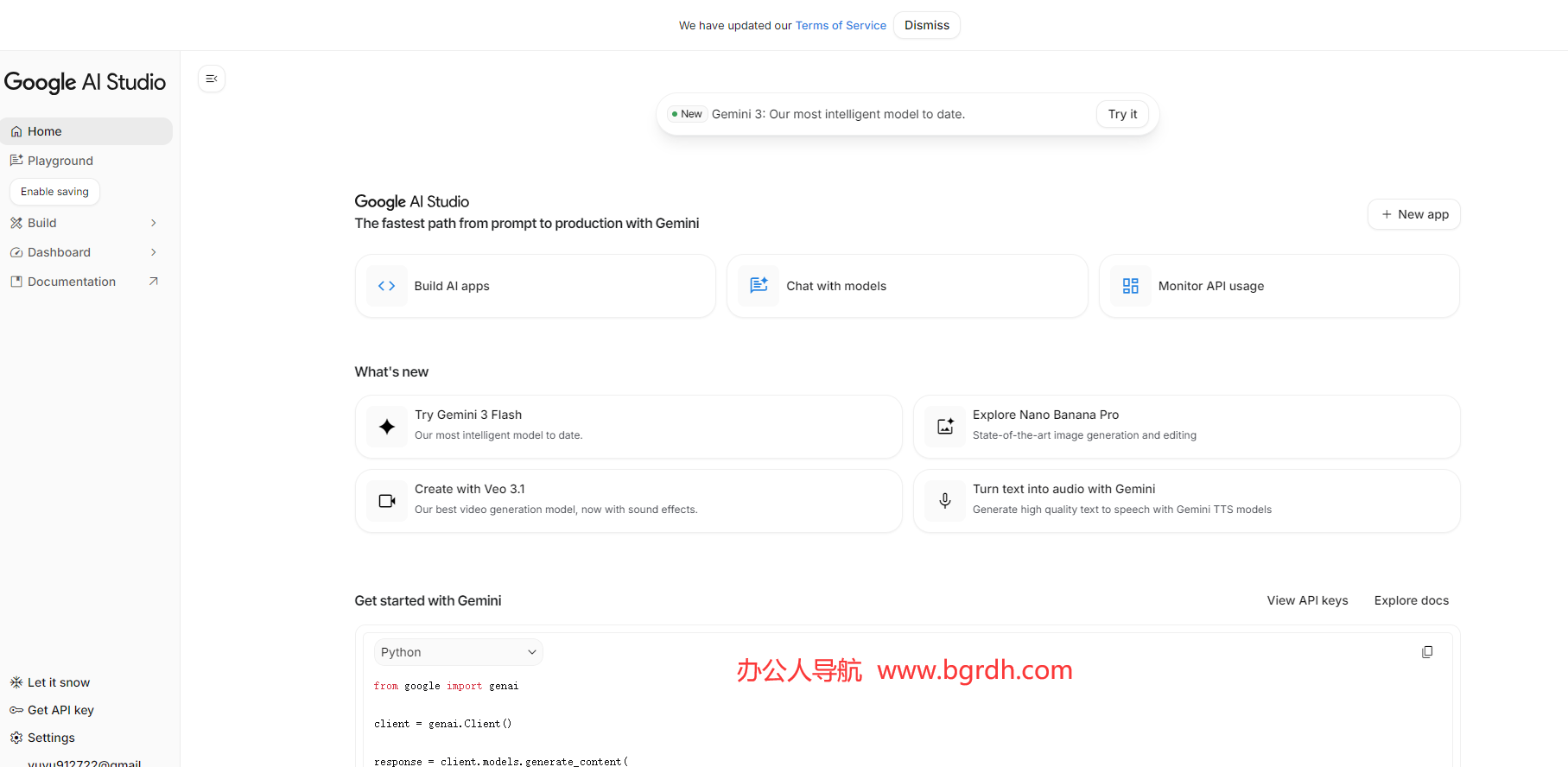 Google AI Studio插图