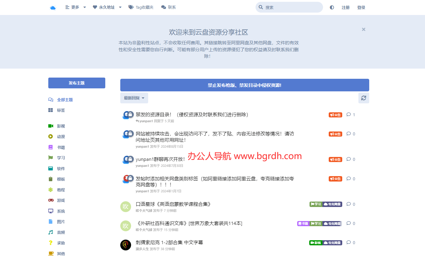 云盘资源分享社区插图