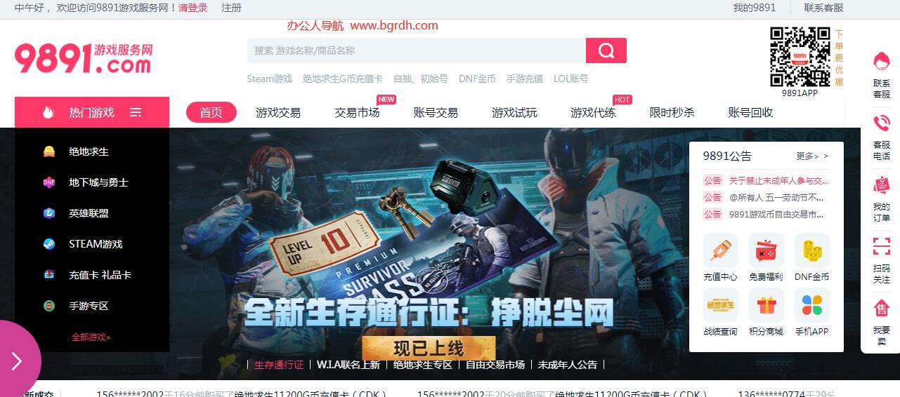 9891游戏服务网插图