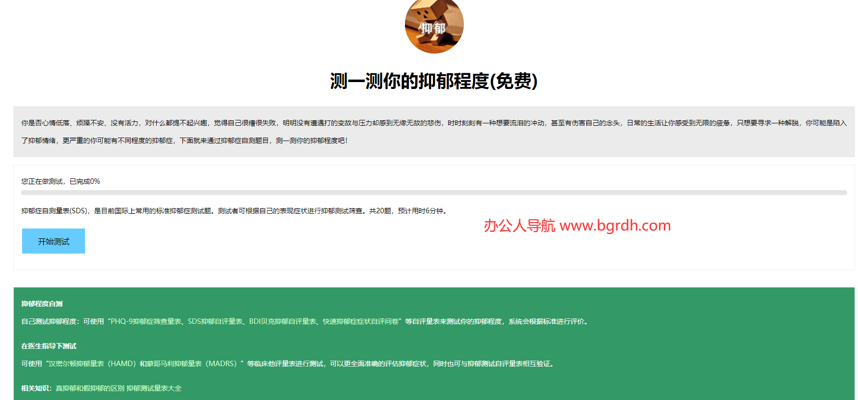 抑郁测试插图