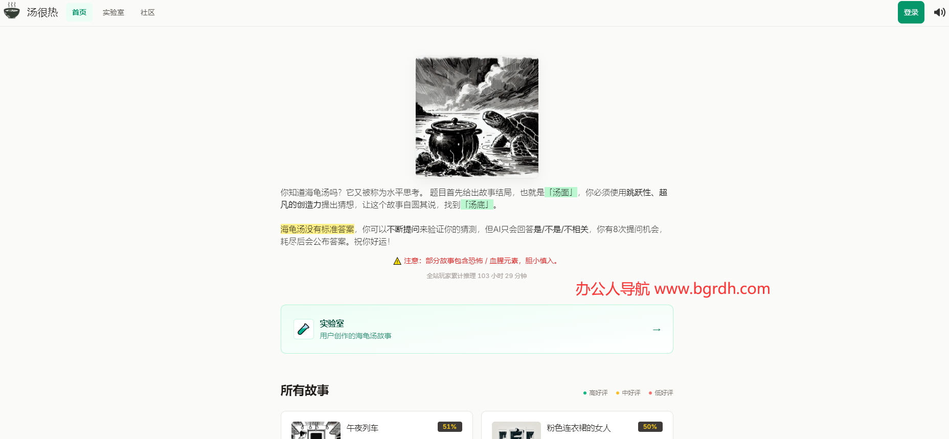 汤很热插图