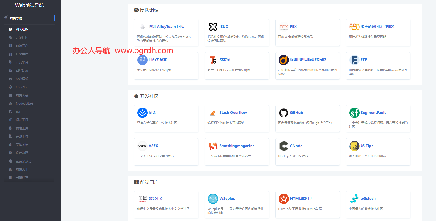 web导航网站插图