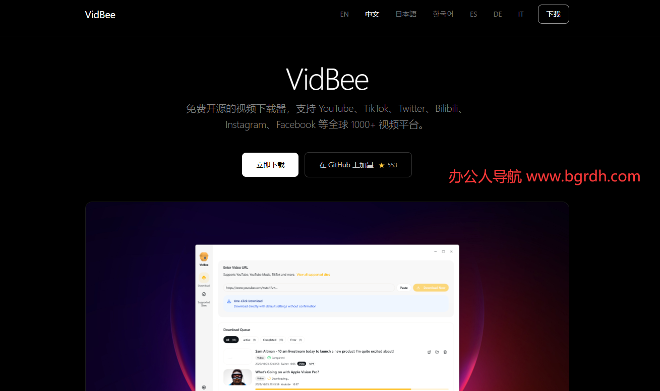 VidBee插图