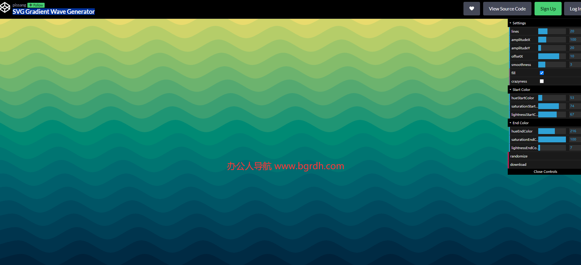 矢量波浪生成器插图