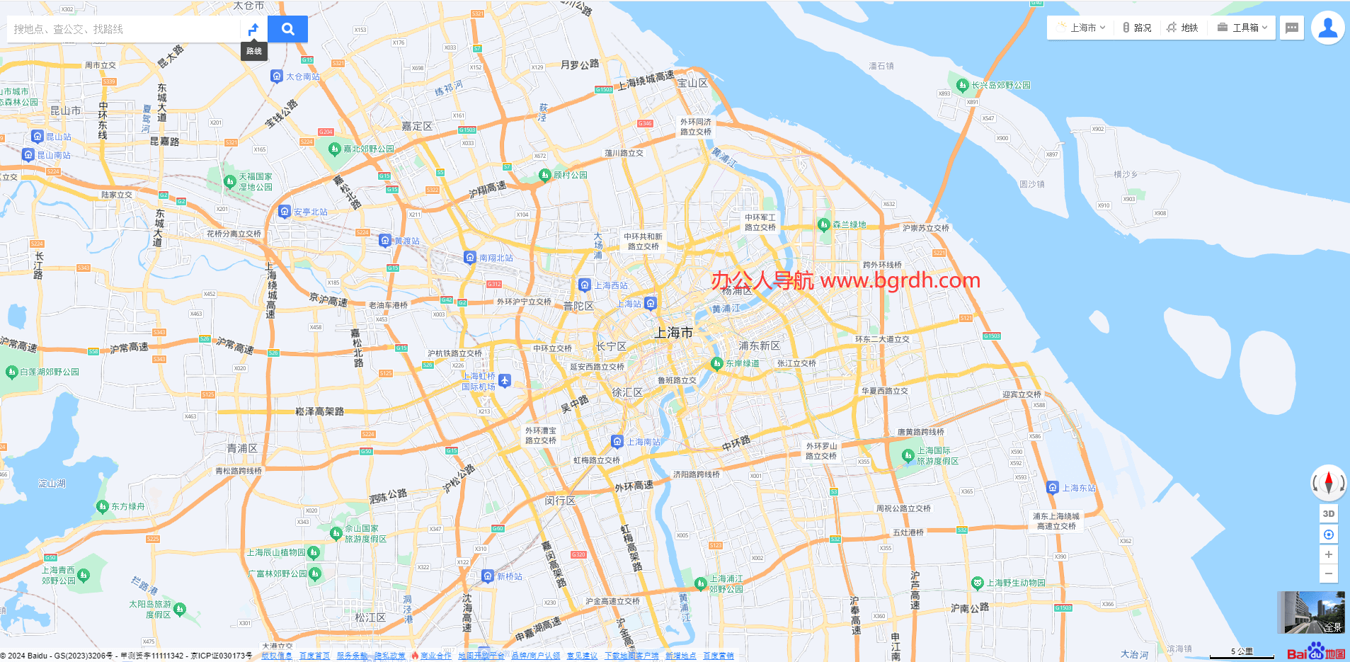 百度地图插图