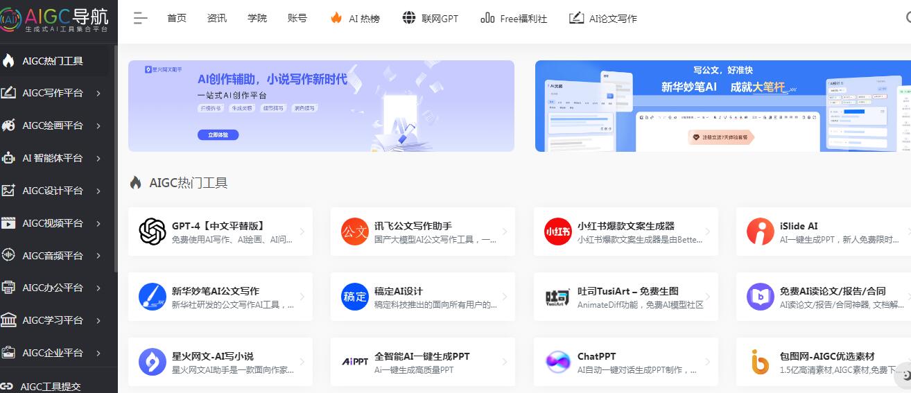 AIGC工具导航插图
