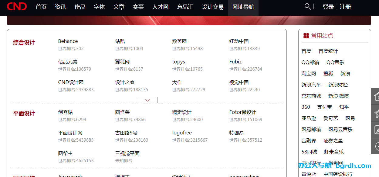 CND设计网址导航插图