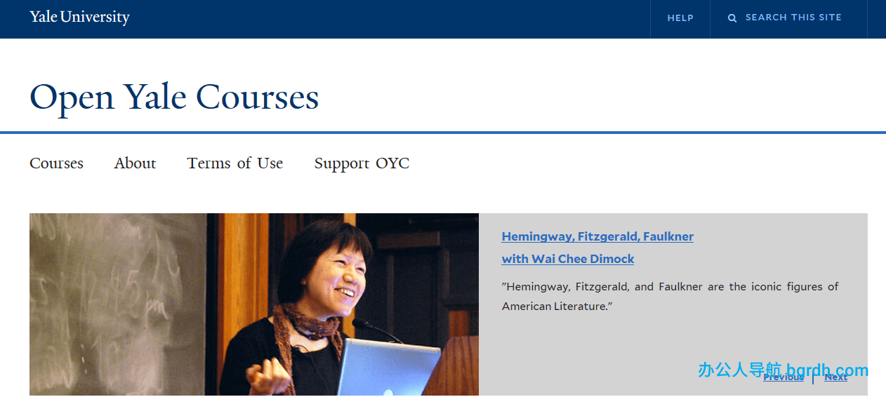 Open Yale Courses插图