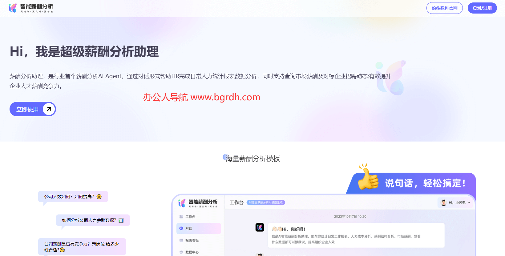 薪酬分析助理AI插图